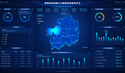 某省劳动用工大数据综合服务平台
